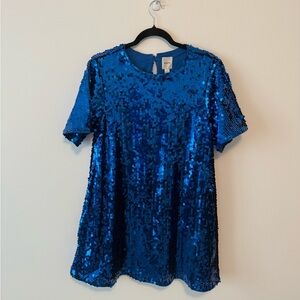 Anthropologie sequin dress